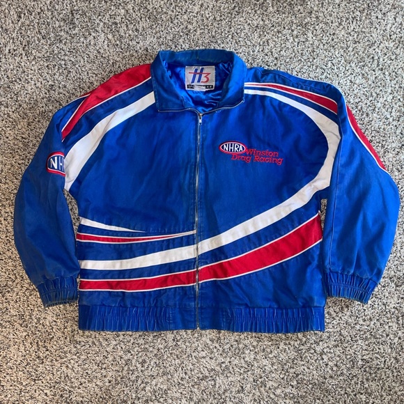 Jackets & Coats Vintage H3 Sportsgear Nhra Winston Drag Racing Jacket